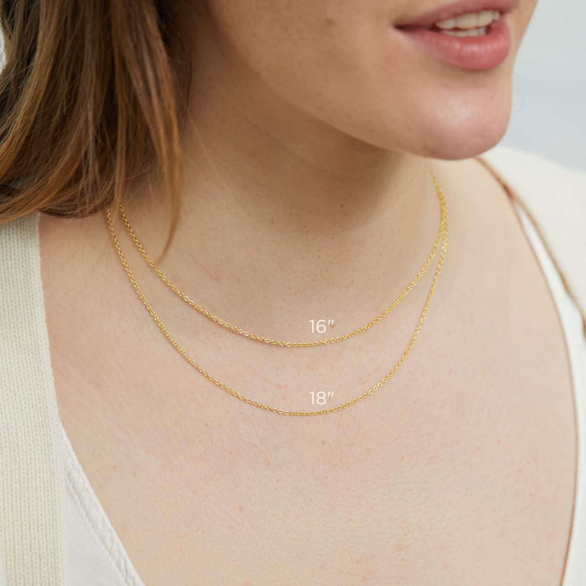 Auree Jewellery - Wholesale Link & Chain Necklace - Waverley Rose Gold Vermeil Trace Chain2