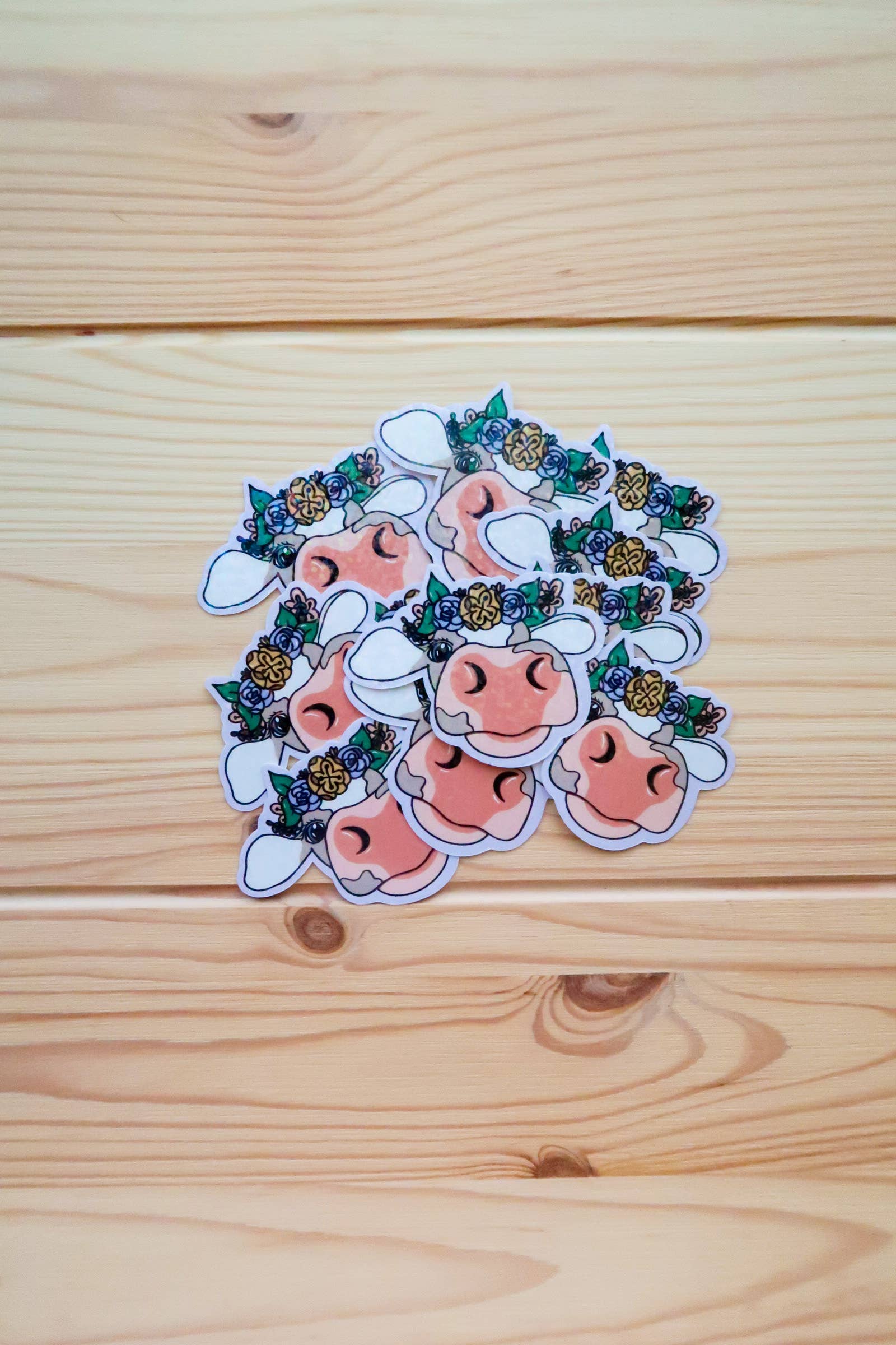 Hello Sourdough - Wholesale Sticker - Cottage Core Cow Sticker3