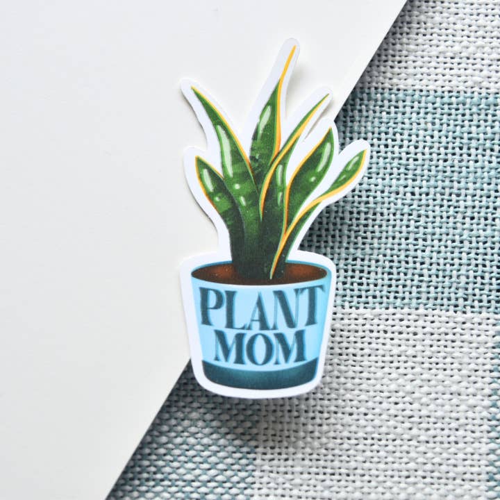 Plant Mom Sticker; Plant Sticker for wholesale by DoodlesbyIndy