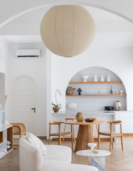 Lumiere Shades - Wholesale Lamp Shade - Luna Shade in Off White/Taupe Linen1