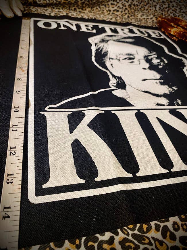 Three Raccoons - Wholesale Patch - Stephen King, One True King back patch.5