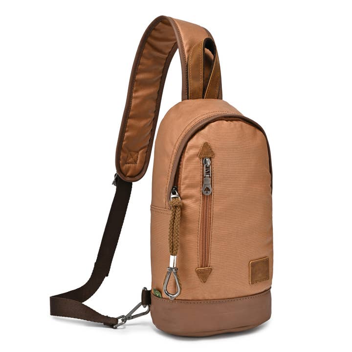 TSD Brand – Engroshandel Crossbodytaske - Dame – Urban Light Coated lærred slynge taske4