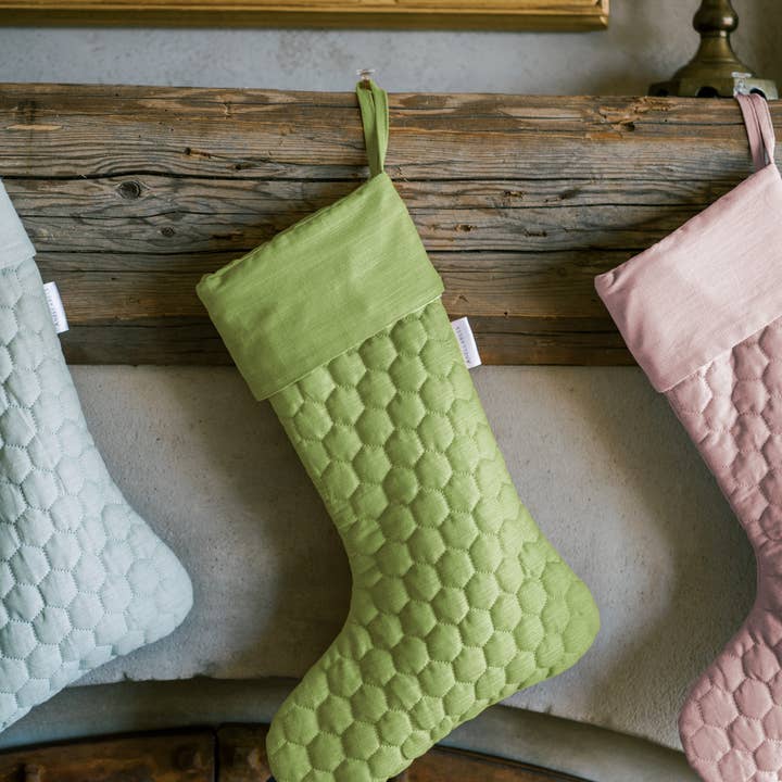 Anellabees - Wholesale Holiday Stocking - Holiday Linen Stockings