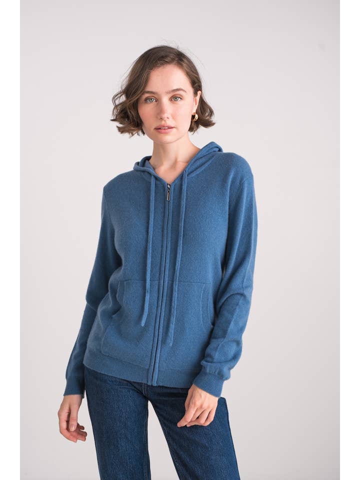 jw.atelier - Wholesale Hoodie - Women's - 100% cashmere zipped hoodie10