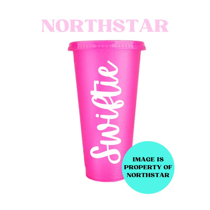 Northstar - Wholesale Insulated Mug/Tumbler - Swiftie 24 oz Glitter Travel Cup | Swiftie Reusable Cup