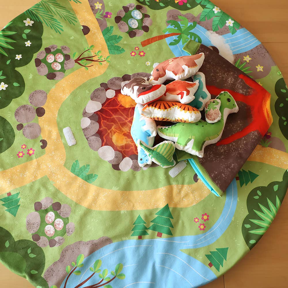 Kidifabrics – wholesale Craft sewing kit – The dinosaur carpet to sew7