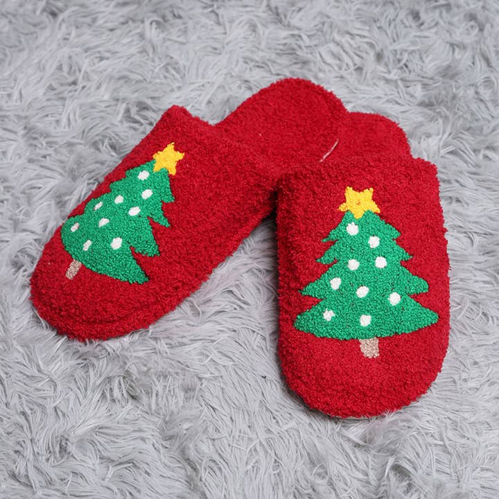 Fashion City - Wholesale Slippers - Women's - Luxury Soft Christmas Theme Slippers4
