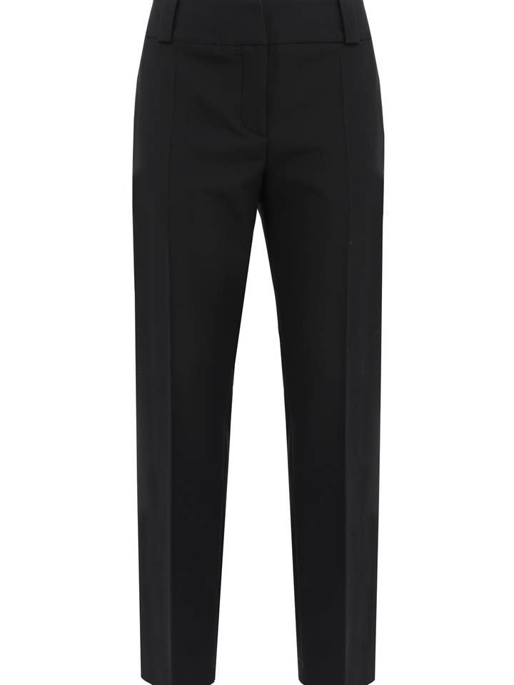 Calça de Cigarro Preto por atacado de Entelier