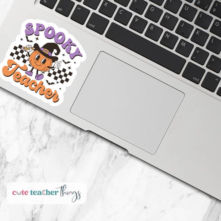 Autocollant Spooky Teacher pour la vente par Cute Teacher Things