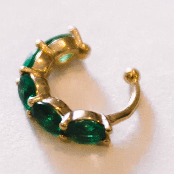 The Emerald Ear Cuff for wholesale by Jay Nicole Designs