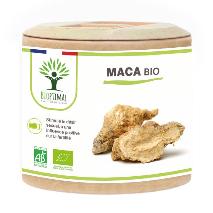 Maca Bio - Food supplement - in capsules for wholesale by Bioptimal