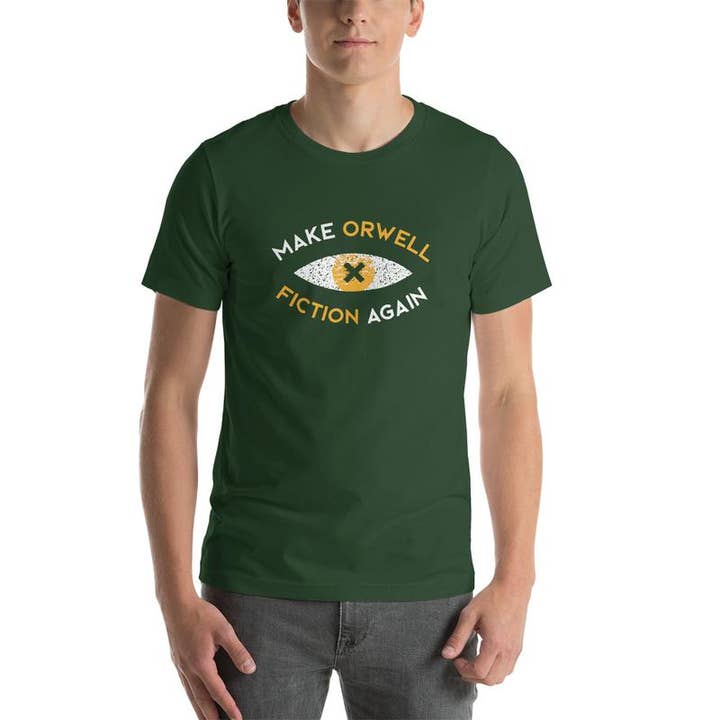 Maak Orwell Fiction opnieuw Recon Eye - Basic t-shirt - Forest voor wholesale door The Philosopher's Shirt