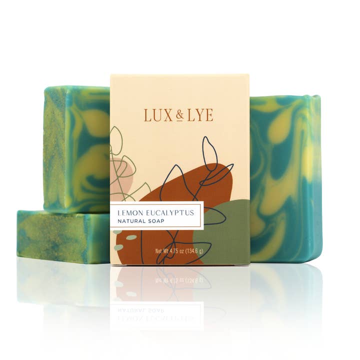 Lemon Eucalyptus Soap for wholesale by Lux & Lye LLC