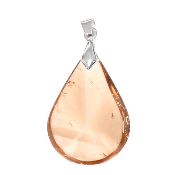 Pendentifs Véritable Citrine Naturelle EXTRA Goutte pour la vente par Artisans de Madagascar