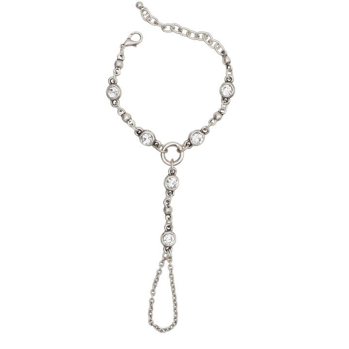 Avance - Wholesale Charm/Dangle Bracelet - Andromeda Hand Piece - Clear, Blue or Green Crystal