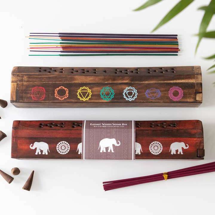 Something Different Wholesale – wholesale Rökelse – Elefant Trä Rosewood Rökelse Box Set