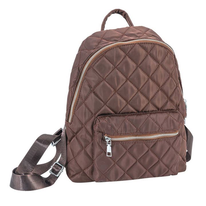 Diacly - Vente Sac à dos – femme - Sac à dos en tissu matelassé style basique - 100 % polyester2