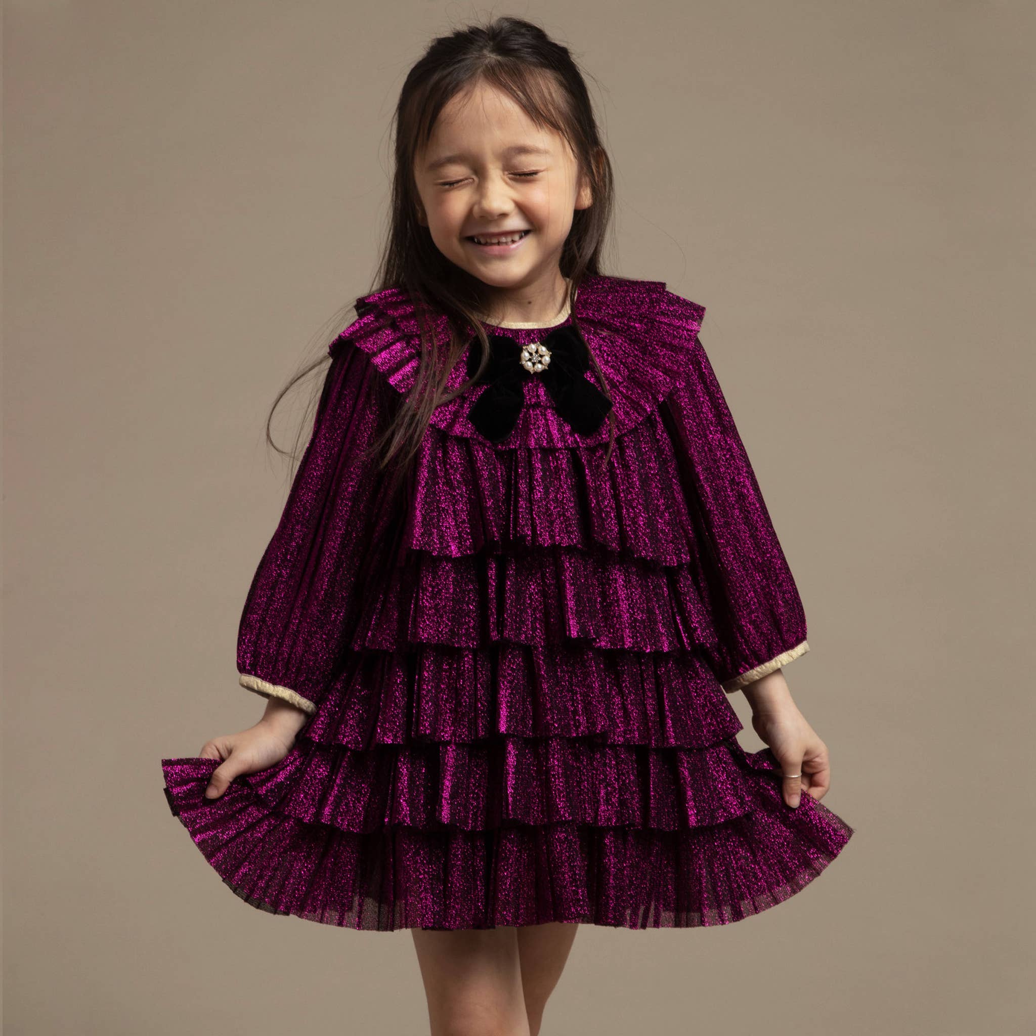 Petite Hailey – Großhandel Kleid – Kinder – Mehrlagiges Kleid26