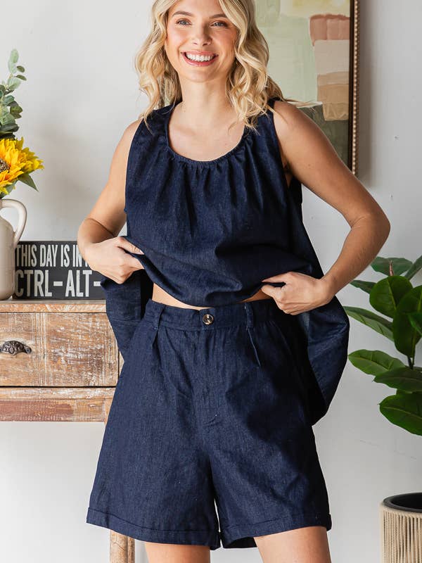 miroh - Wholesale Top & Pant Set (NOT Loungewear) - Women's - DENIM SET
