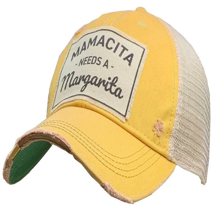 Wholesale Mamacita Needs A Margarita Trucker Hat Baseball Cap for your store  - Faire