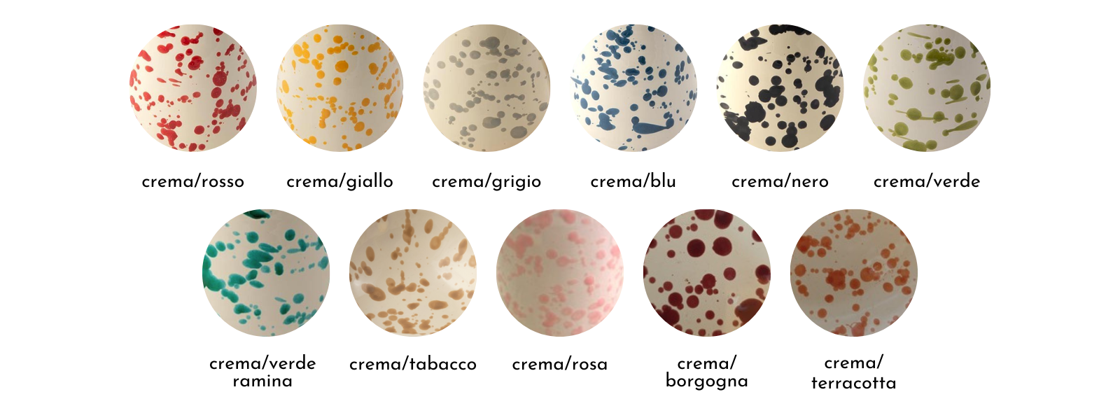 LOLIVA – wholesale Serving plate – Oval plate for serving diam. 29 cm - Splashed Line1