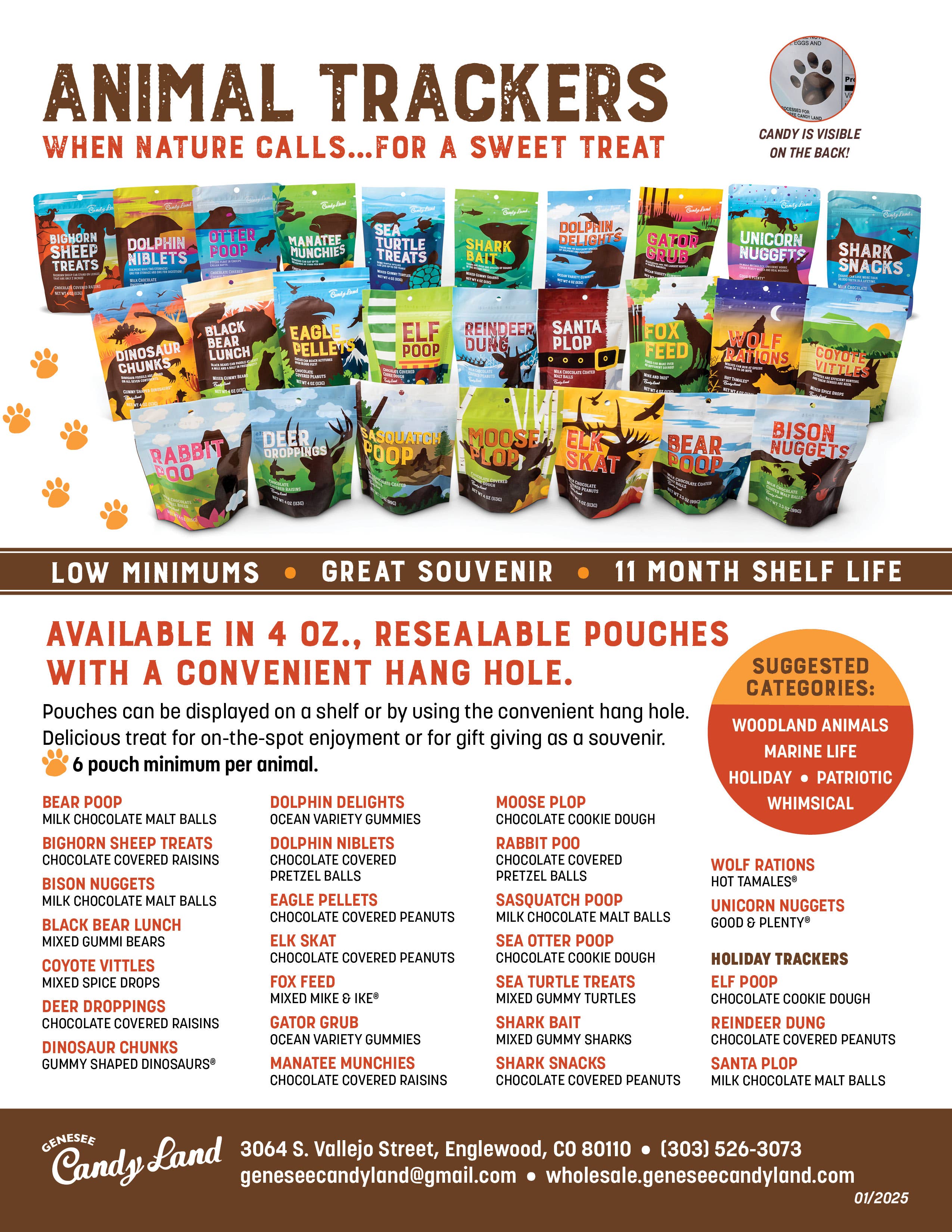 Genesee Candy Land - Wholesale Chocolate Covered Sweets - Bighorn Sheep Treats (chocolate covered raisins)4