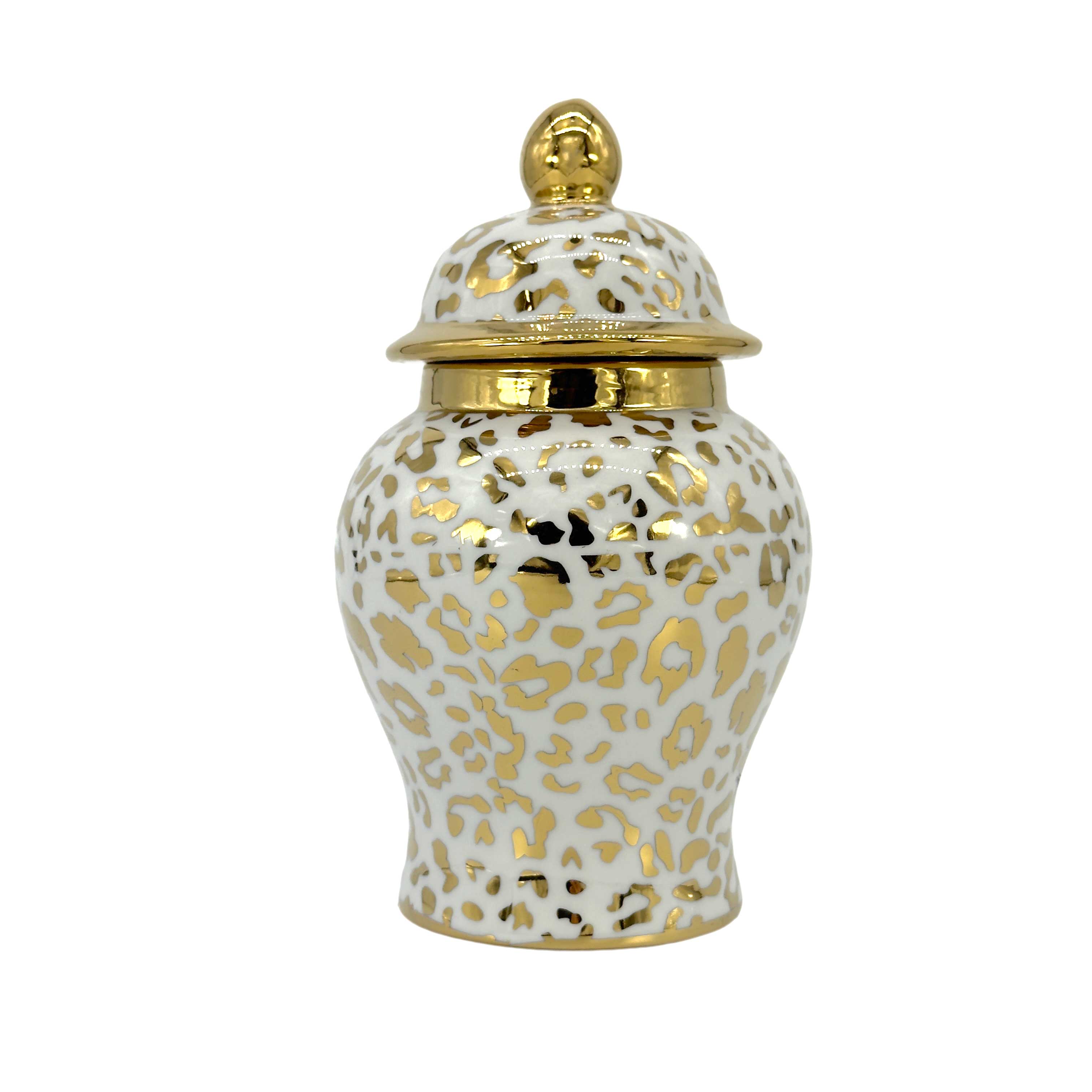 Galt International Company - Wholesale Decorative Jar - Small Chinoiserie Ceramic Decorative Tea & Ginger Jar 8"41