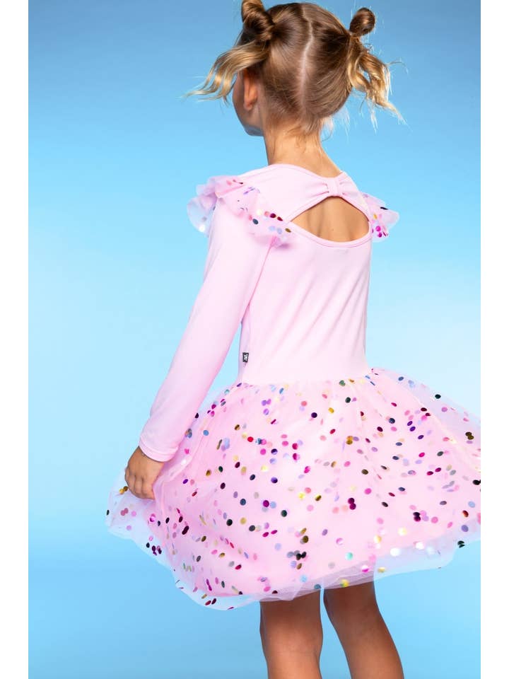 PixieLane - Wholesale Dress - Kids - Simply Soft Bow Back Be Happy Tulle Dress15