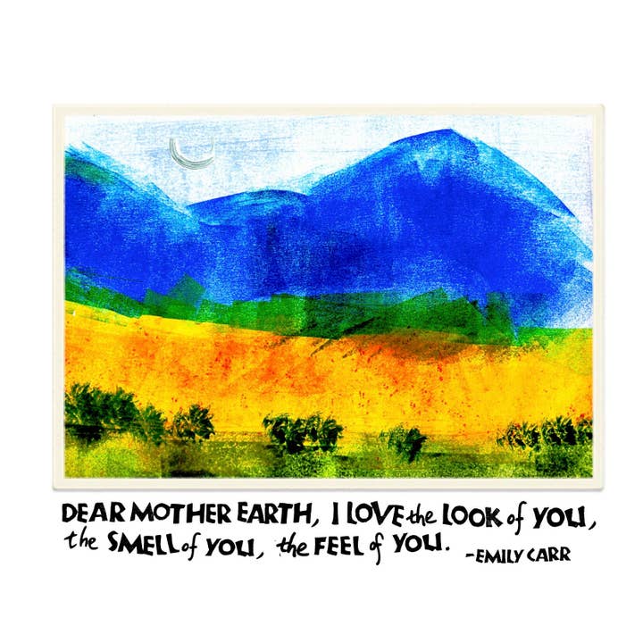 Card D007 Dear Mother -- Emily Carr for wholesale by ArtLight Media