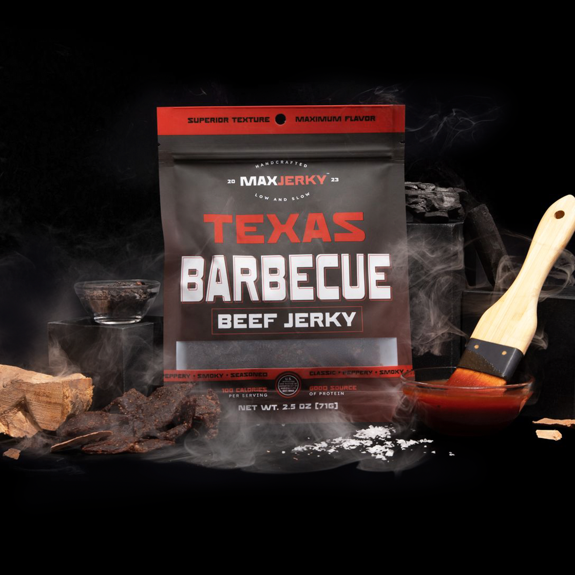 MaxJerky - Wholesale Jerky - Texas Barbecue Beef Jerky1