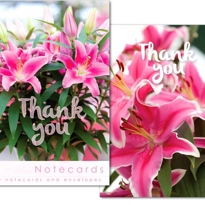 Notecard Wallet - Lily Arrangements (10 cards) for wholesale by Leonard Smith