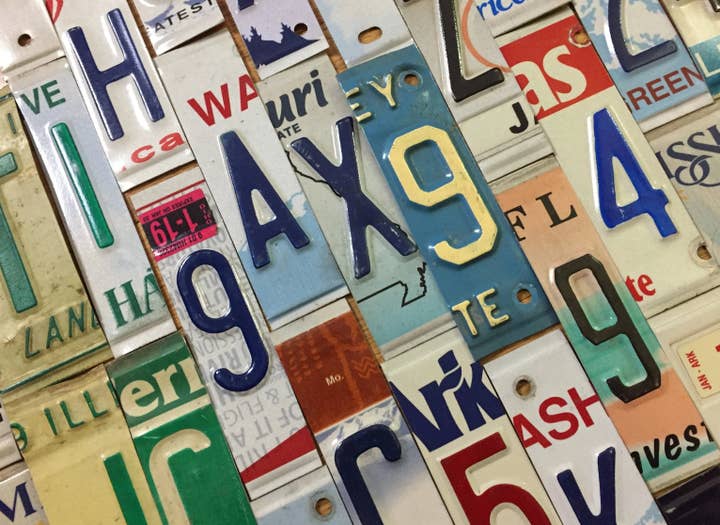 RusticPlates - Wholesale Sign - Embossed License Plate Letters and Numbers