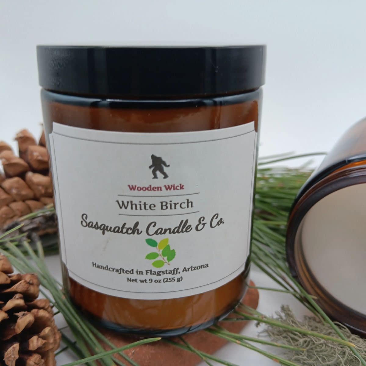 Sasquatch Candle Company - Wholesale Jar/Filled Candle - White Birch1