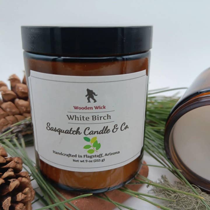 Sasquatch Candle Company - Wholesale Jar/Filled Candle - White Birch1