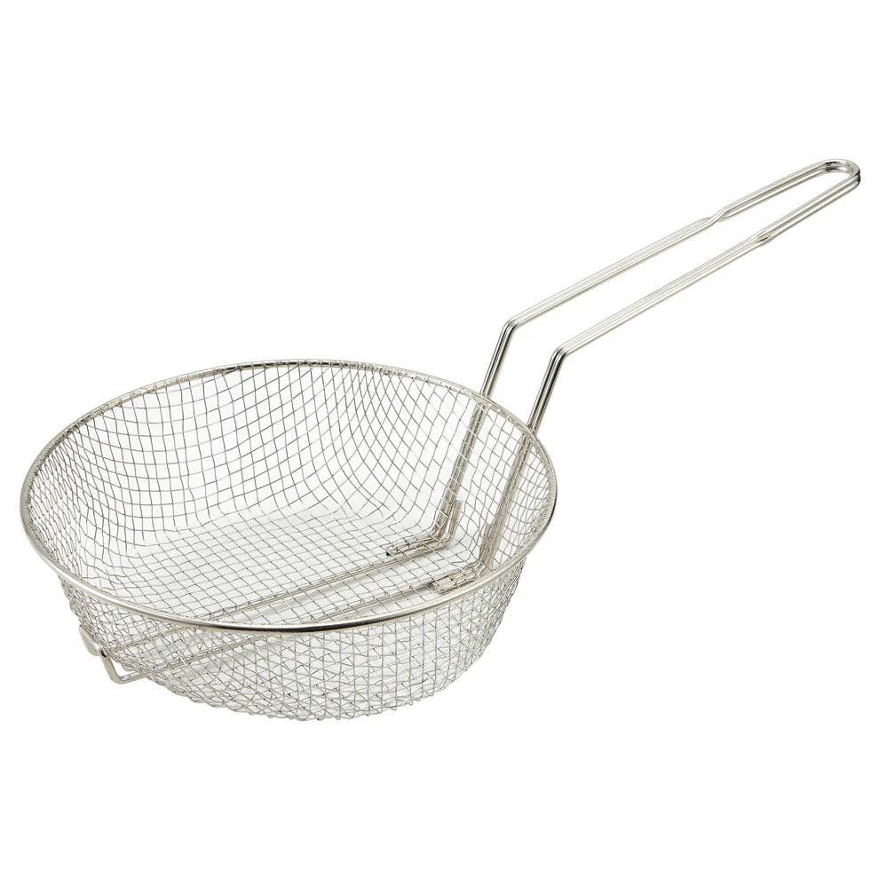 EcoQuality - Wholesale Kitchen Tool/Gadget - MSB-08 to 12M, 8-12" Nickel Plated Diff Mesh Culinary Basket, EA4