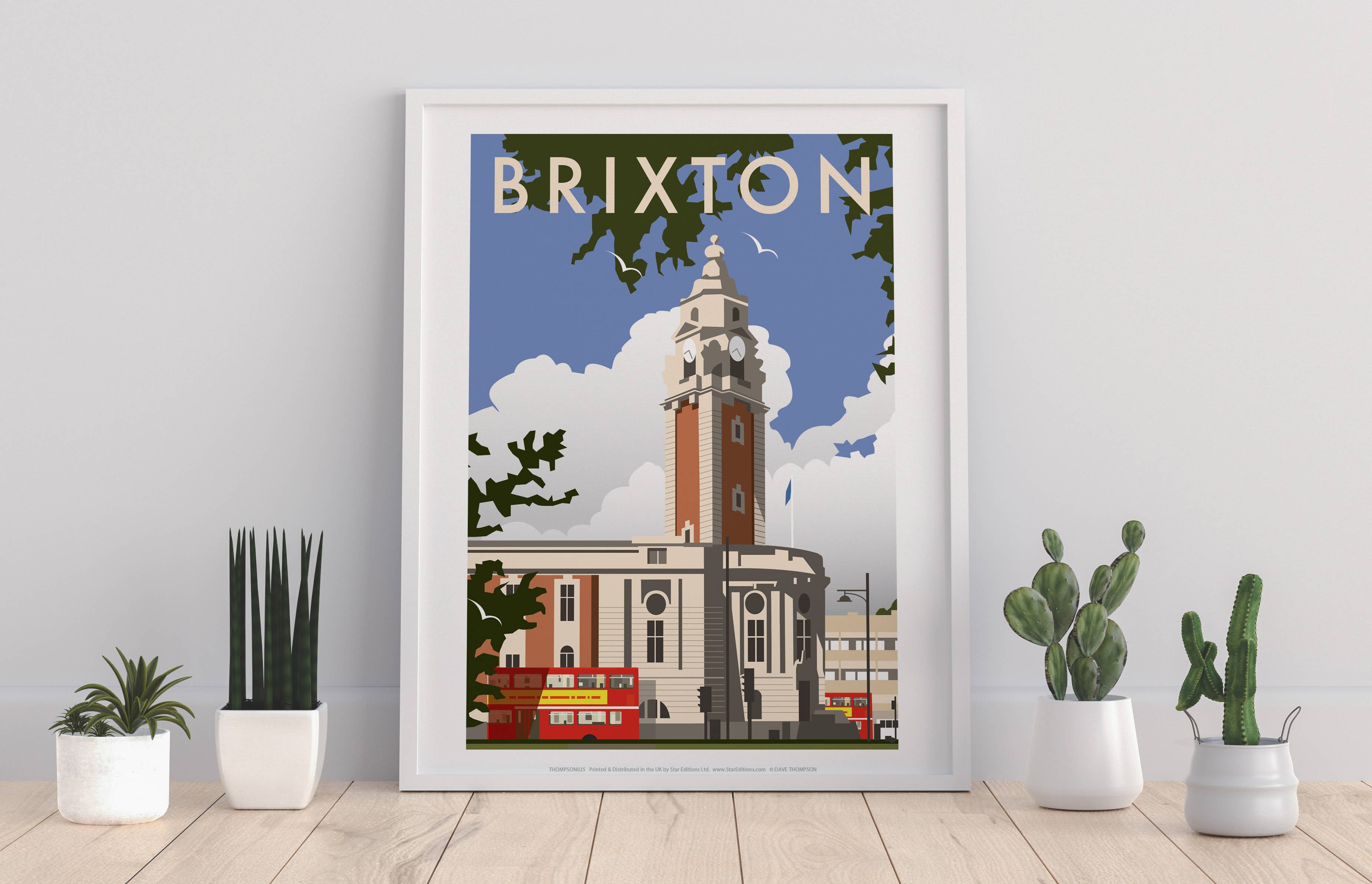 Star Editions - Wholesale Art Print - Brixton By Artist Dave Thompson - 11X14” Premium Art Print0