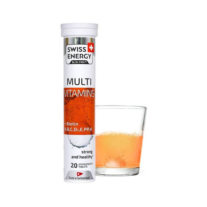SwissHerbs Pharma GmbH - Wholesale Oral Supplement/Vitamin - Swiss Energy, Multivitamins + Biotin, orange flavor