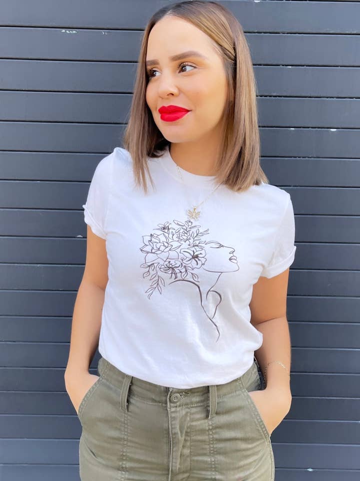 Self Indulging T-shirt White for wholesale by Self Indulging