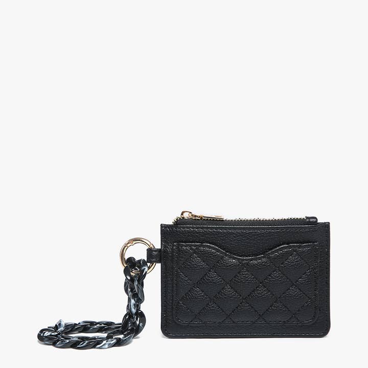 Jen & Co. - Wholesale Wallet - Women's - WL2368 Rhodes Quilted Wallet w/ Chain Bangle