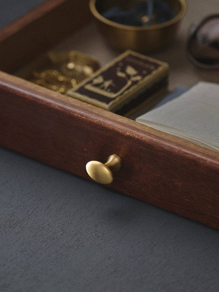 Messinggreb Oval (L) for engroshandel hos Fog Linen Work