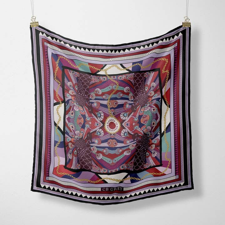 Der Kathy Seidenschal für den Großhandel von CB Grey