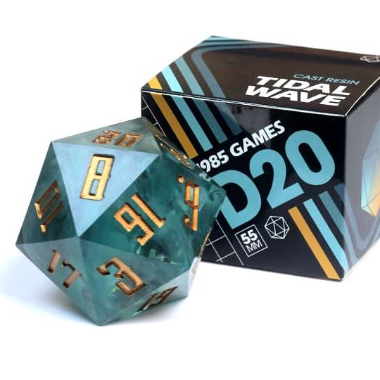 1985 Games - Wholesale Dice - 55MM Tidal Wave D20