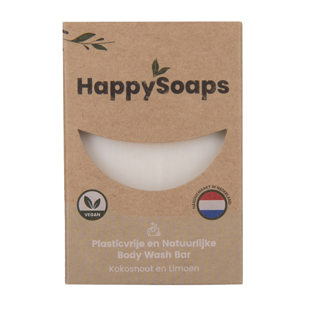HappySoaps – wholesale Bar Soap – Body Wash Bar - Coconut and Lime1
