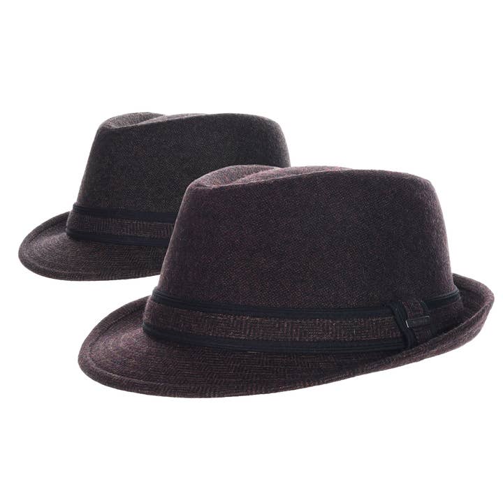 Wollen Fedora Hoed - Gastrell voor wholesale door Dorfman Hat Co