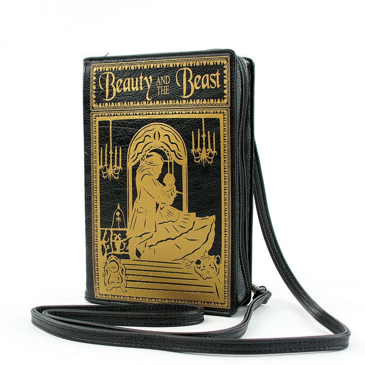 COMECO INC - Wholesale Crossbody Bag - Women's - Beauty and the Beast Book Clutch Cross Body Bag in Vinyl1