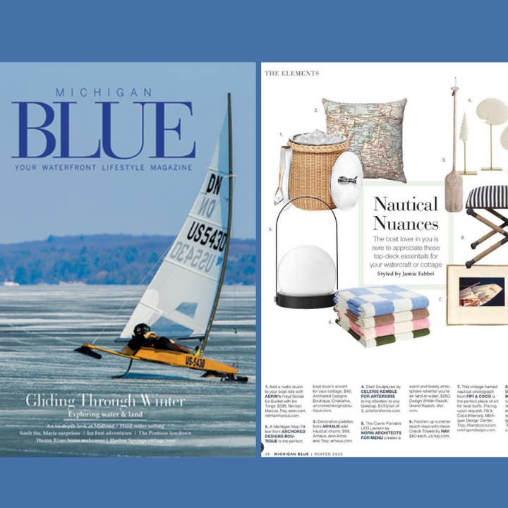 Daisy Mae Designs - Wholesale Throw/Decorative Pillow - Lisbon Ohio Vintage Map Pillow – 18" Square Throw Pillow4