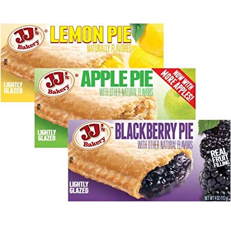 Shop The King - Wholesale Biscuit - JJ's Bakery Ultimate Variety Pie Snack Pies, Individual Dessert, Fresh-Baked, Perfect for Snacks, Nut-Free, Kosher Parve, 4 Oz Each (Pack of 12)7