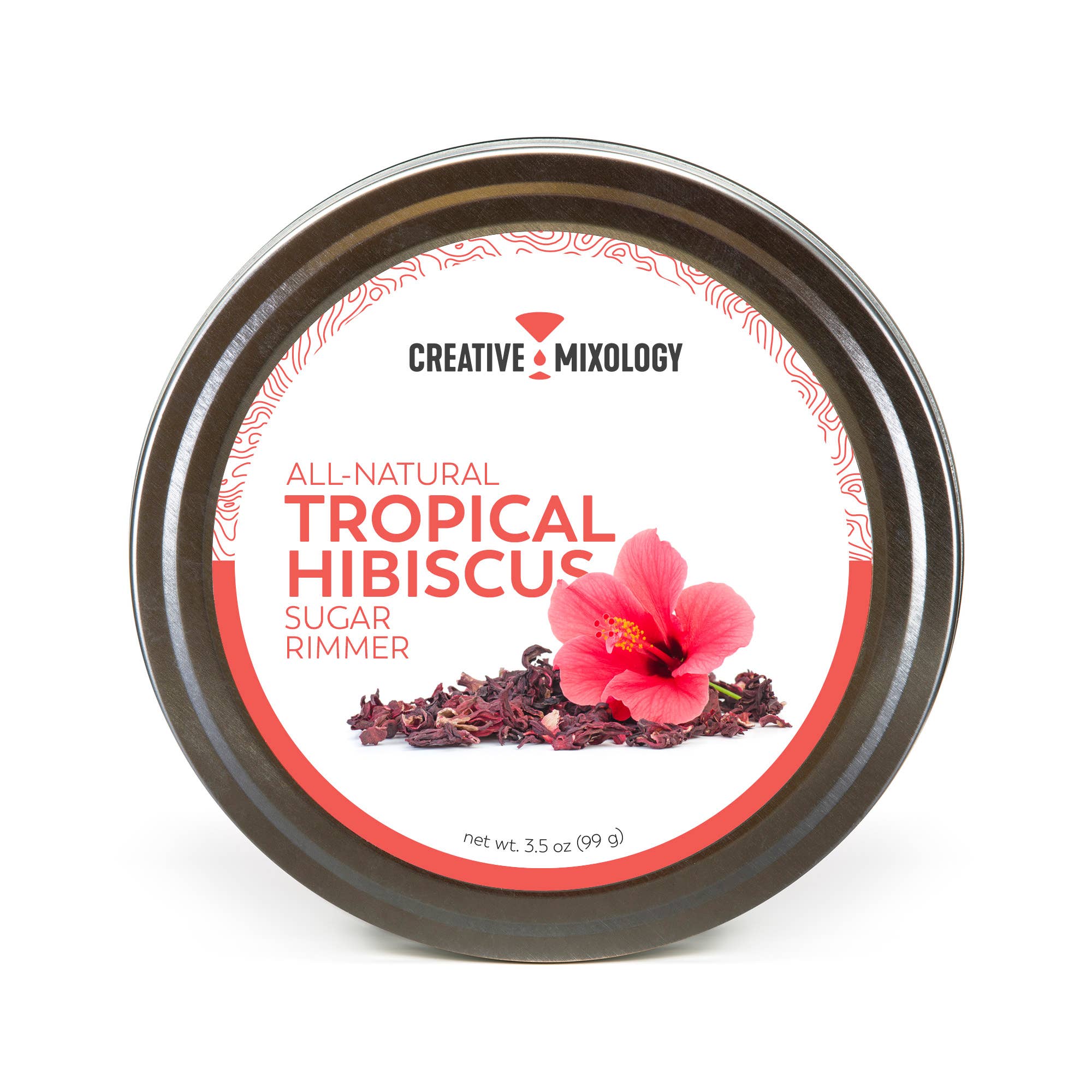 THE SPICE LAB - Wholesale Cocktail Mix/Syrup - All-Natural Tropical Hibiscus Cocktail Rimmer - Case of 6