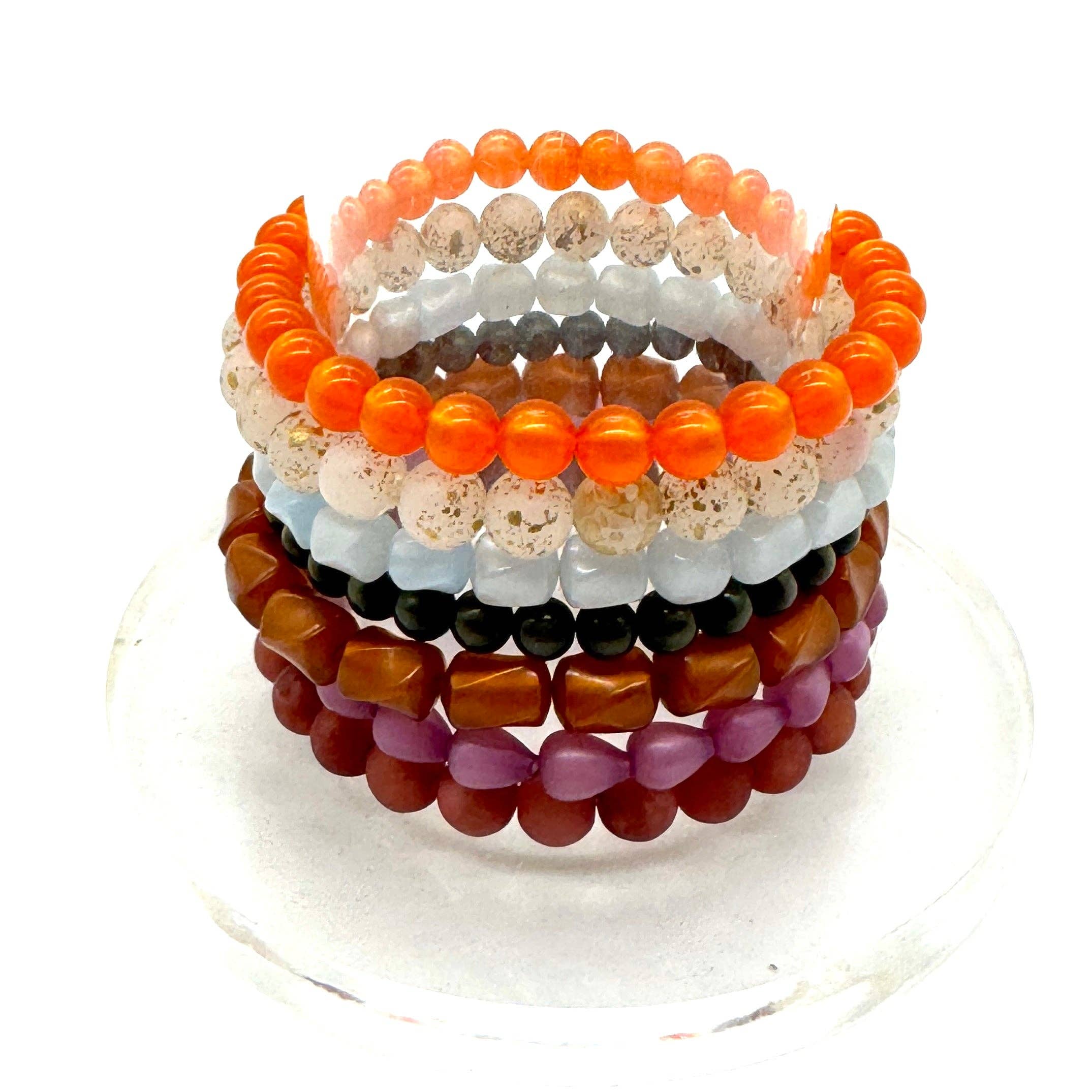 Leetie Lovendale - Wholesale Beaded Bracelet - Harvest Glow: Make Your Own Stack Bracelet Set4
