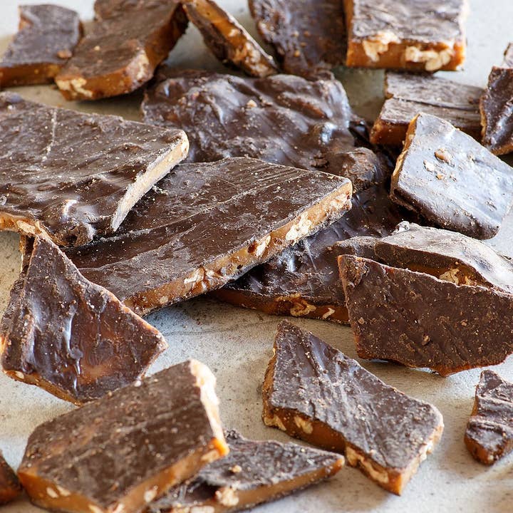 Carolina Candy Company - Vente Caramel anglais - Caramel au chocolat noir et pacanes du sud1